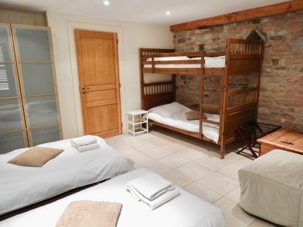 Twin Bedroom with bunks, Lower Ground Floor, La Roche